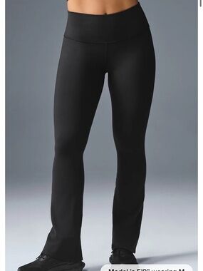 Alo Yoga Black Bootcut Leggings
